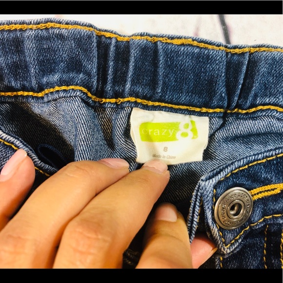 Dark wash Bermuda shorts size 8 girls - Picture 2 of 7